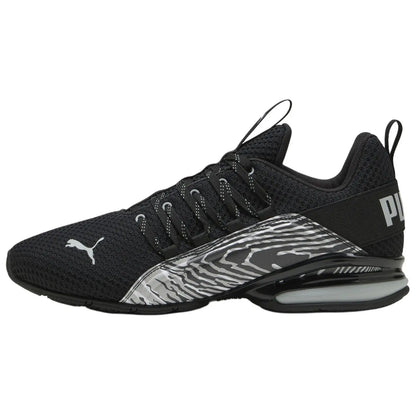 Chaussures de course basses Puma Axelion Bio, confortables, antidérapantes, résistantes à l'usure, noires 311000-02