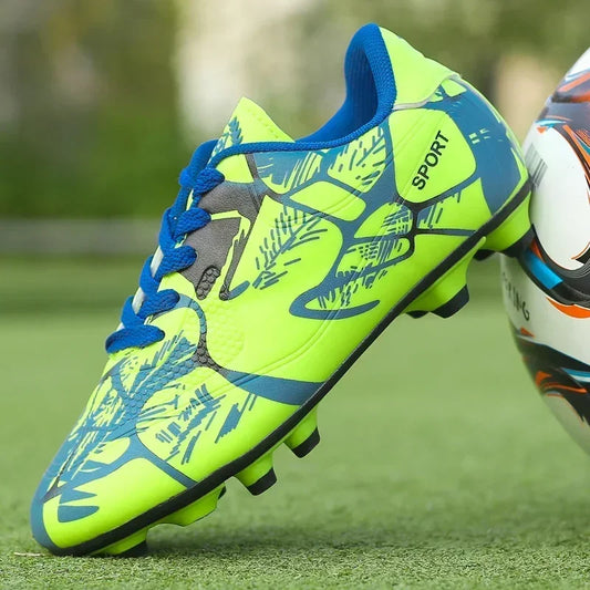 New Men Kids Professional Soccer Shoes Boys Cleats Non-Slip Grass Football Boots Adult Ultralight Training Shoes Drop Shipping