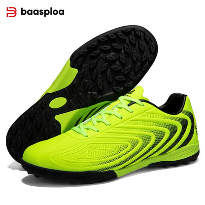 Baasploa Herren-Fußballschuhe – bequeme, leichte Trainingsschuhe für Kunstrasen – professionelle, weiche Herren-Sneaker mit rutschfester Sohle