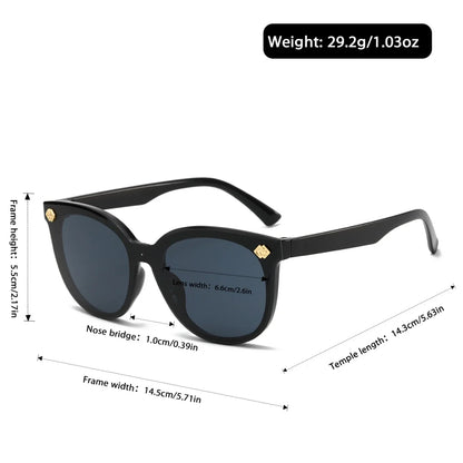 European and American retro style unisex fashionable Y2K sunglasses trend versatile summer sun shading UV400 lightweight frame