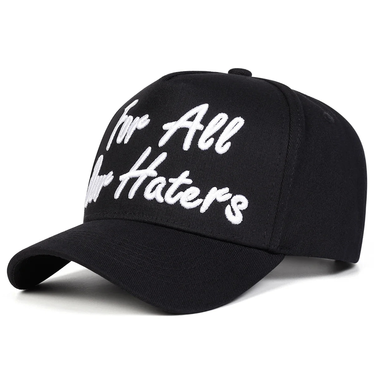 Unisex FOR ALL OUR HATERS Embroidery Baseball Caps Spring Autumn Outdoor Adjustable Casual Hats Sunscreen Hat Sports Cap