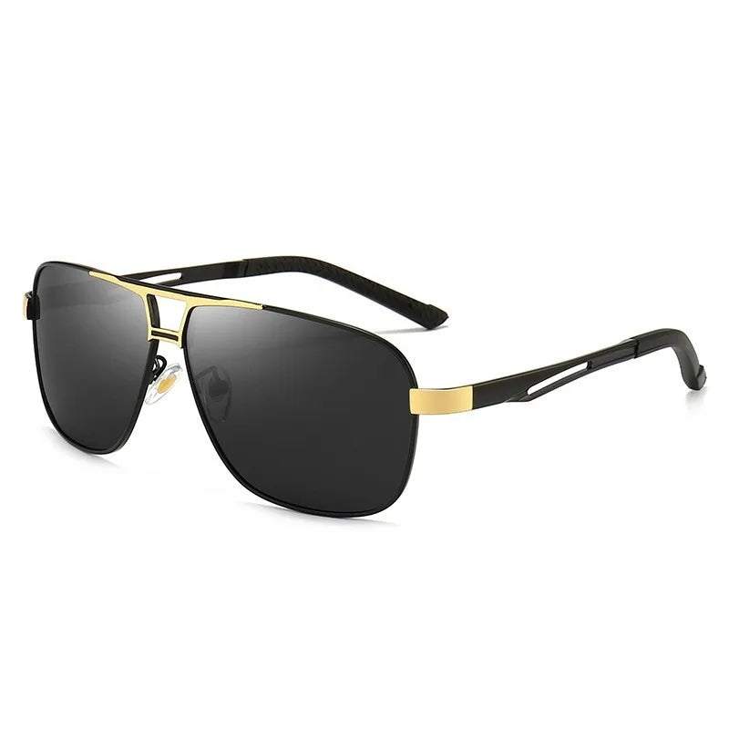 Top Aluminum Magnesium Square Polarized  Photochromic Sunglasses Men Sun Glasses Military Safety Driving Oculos De Sol Masculino