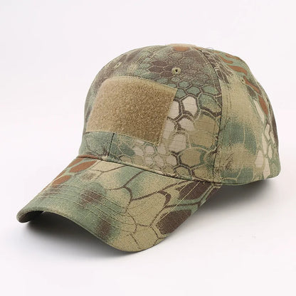 1pc Baseball Caps Camouflage Tactical Outdoor Soldier Combat Paintball Adjustable Hat Summer Snapback Sun Hats for Men Women