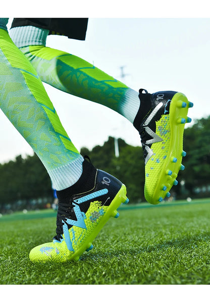 Chaussures de football pour hommes, crampons de terrain professionnels, résistants, décontractés, antidérapants, de haute qualité.