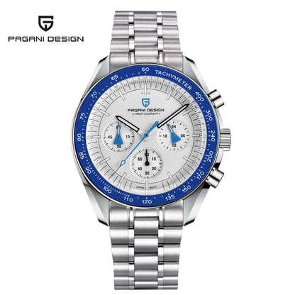 PAGANI DESIGN 2026 New Men's Watches Top Luxury Quartz Watch For Men Auto Date Speed Chronograph AR Sapphire Mirror Wrist watch