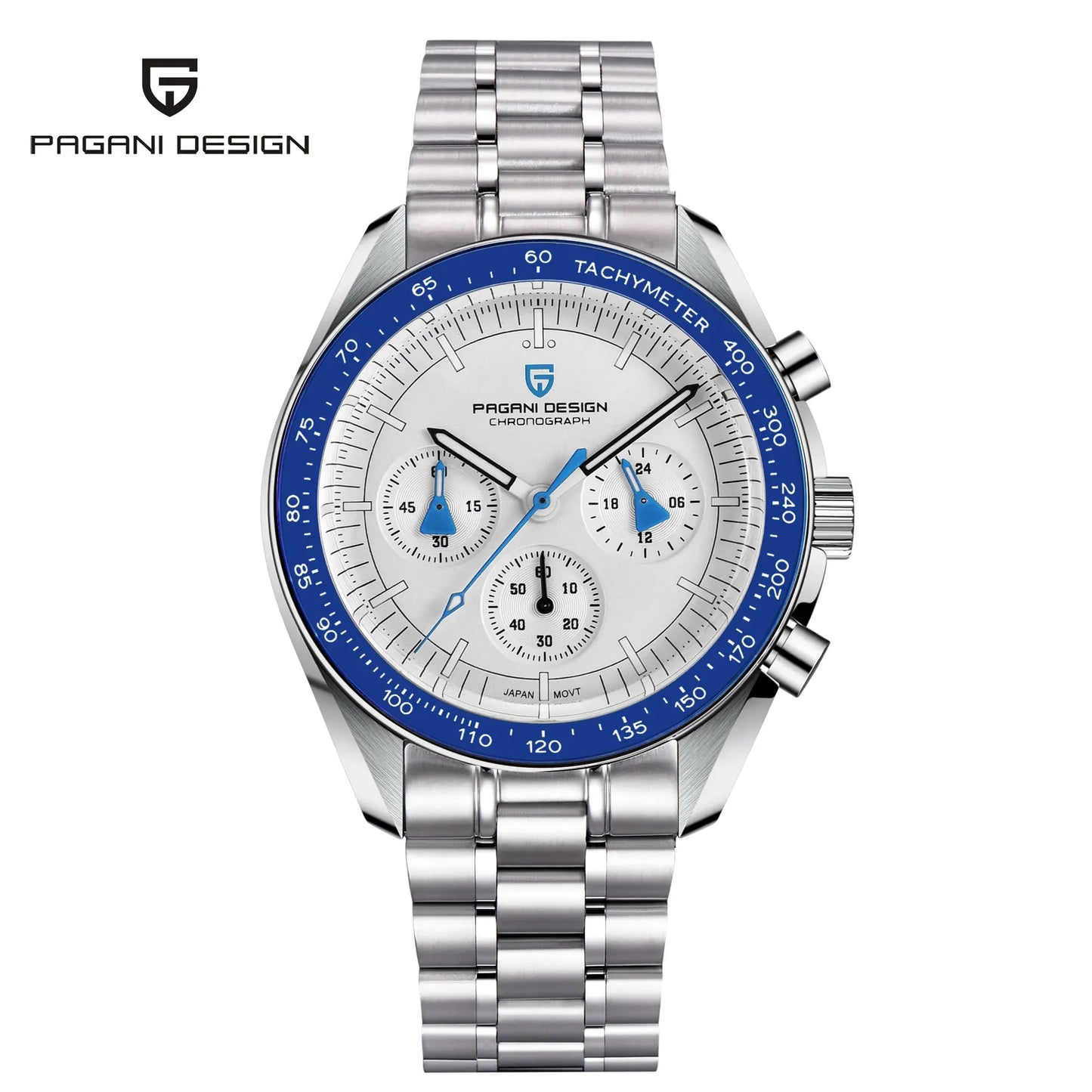 PAGANI DESIGN AK Project Mars Men's Watches Top Luxury Quartz Watch For Men AR Sapphire Speed Sport Chronograph Automatic Date