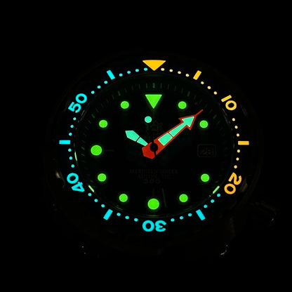 2025 Tuna Can Classic Watch For Men STEELDIVE SD1975C Super Luminous Ceramic Bezel 300M Waterproof NH35 Movement Dive Wristwatch