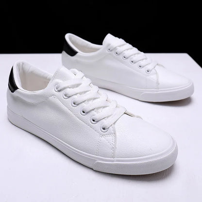Baskets Souples Blanches Décontractées pour Homme, Chaussures de Marque à la Mode, Printemps et Été, N021