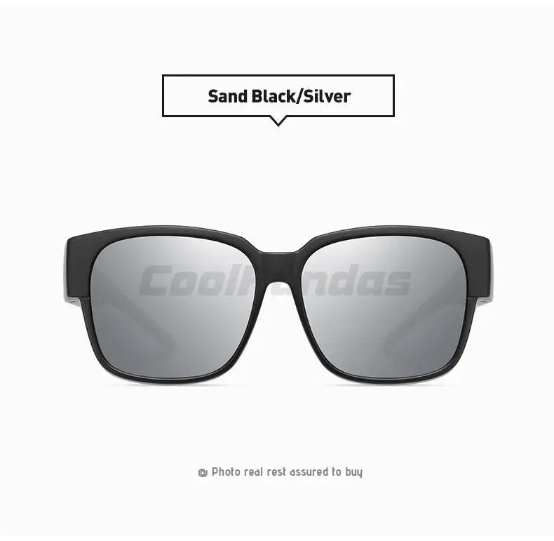 Fit Over myopia glasses cover Sunglasse Polarized Men Women UV400 Goggles Outdoor Travel Driving Anti-Glare Cover Sun Glasses
