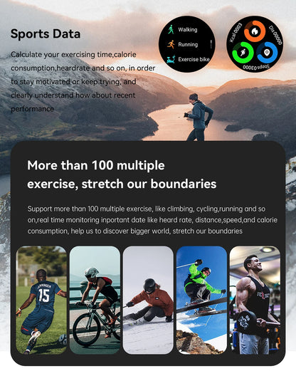 MEVADEN Steel 1.39 inch Men Luxury Smart Watch Bluetooth Call Sport Fitness Tracker Health Monitor Smartwatch for Male MD52