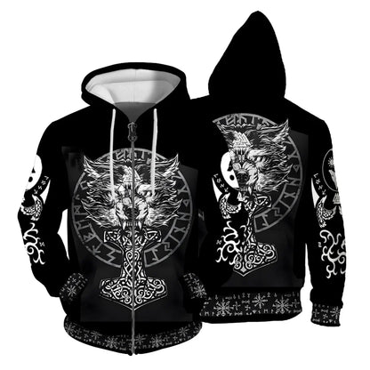 Autumn Sweatshirt New In Hoodies & Sweatshirts Comfortable Fashion Skull Print Keep Warm Clothing Man Hoodie Men's Clothing Tops, Produit gaming premium Fraquane