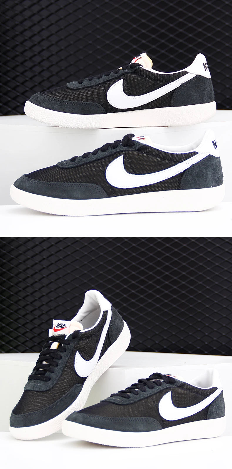 Oryginalne unisexowe, lekkie, codzienne buty skateboardowe Nike w stylu retro DC1982-001