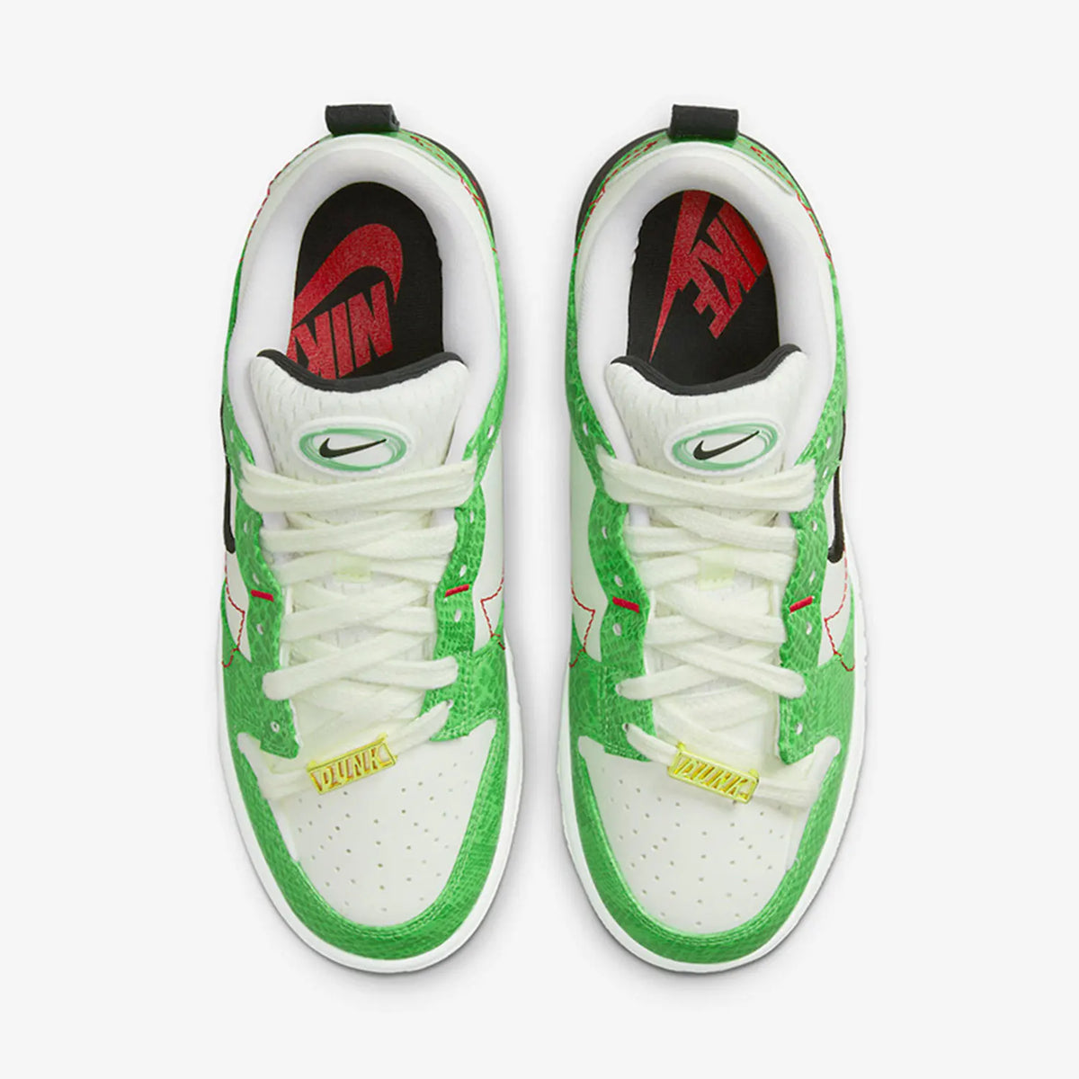 Nike äkta Dunk Disrupt2 Unisex Snake Print Low-Top Retro Sneakers DV1491-101