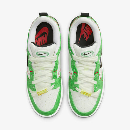 Nike äkta Dunk Disrupt2 Unisex Snake Print Low-Top Retro Sneakers DV1491-101