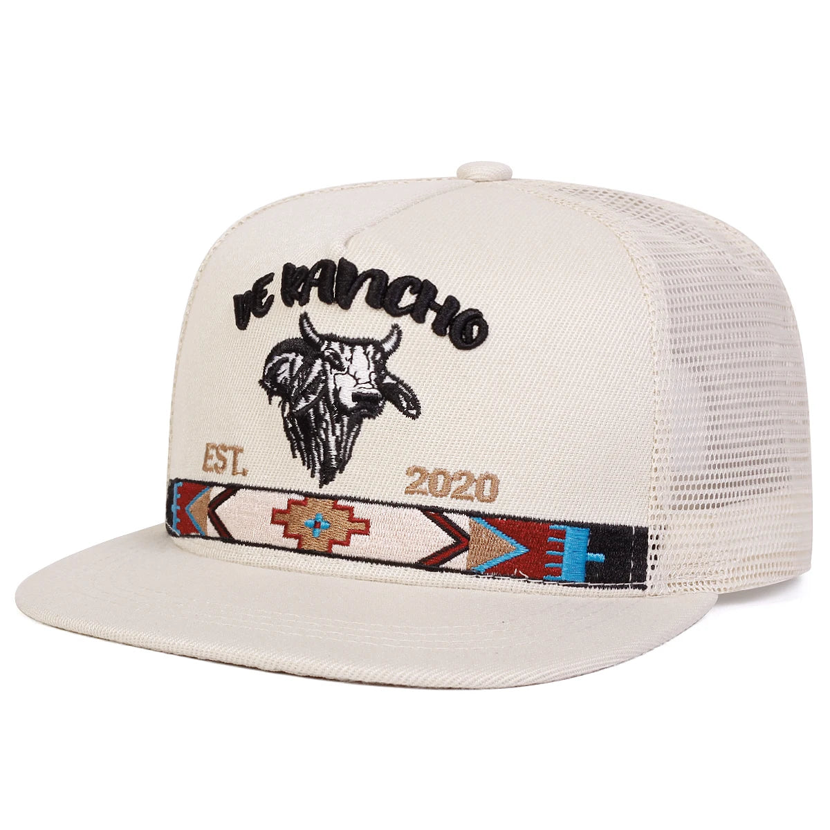 Unisex Bullhead Letter Embroidery Hip-hop Net Hat Spring And Summer Outdoor Adjustable Sports Casual Baseball Caps Sunscreen Hat
