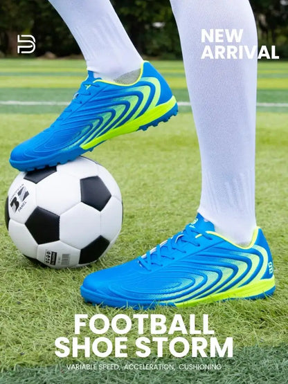 Baasploa Herren-Fußballschuhe – bequeme, leichte Trainingsschuhe für Kunstrasen – professionelle, weiche Herren-Sneaker mit rutschfester Sohle