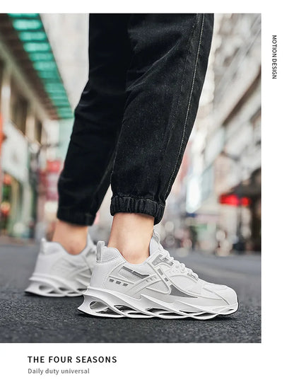 Baskets décontractées pour homme, baskets de luxe, chaussures de course respirantes, mocassins tendance pour homme. Chaussures