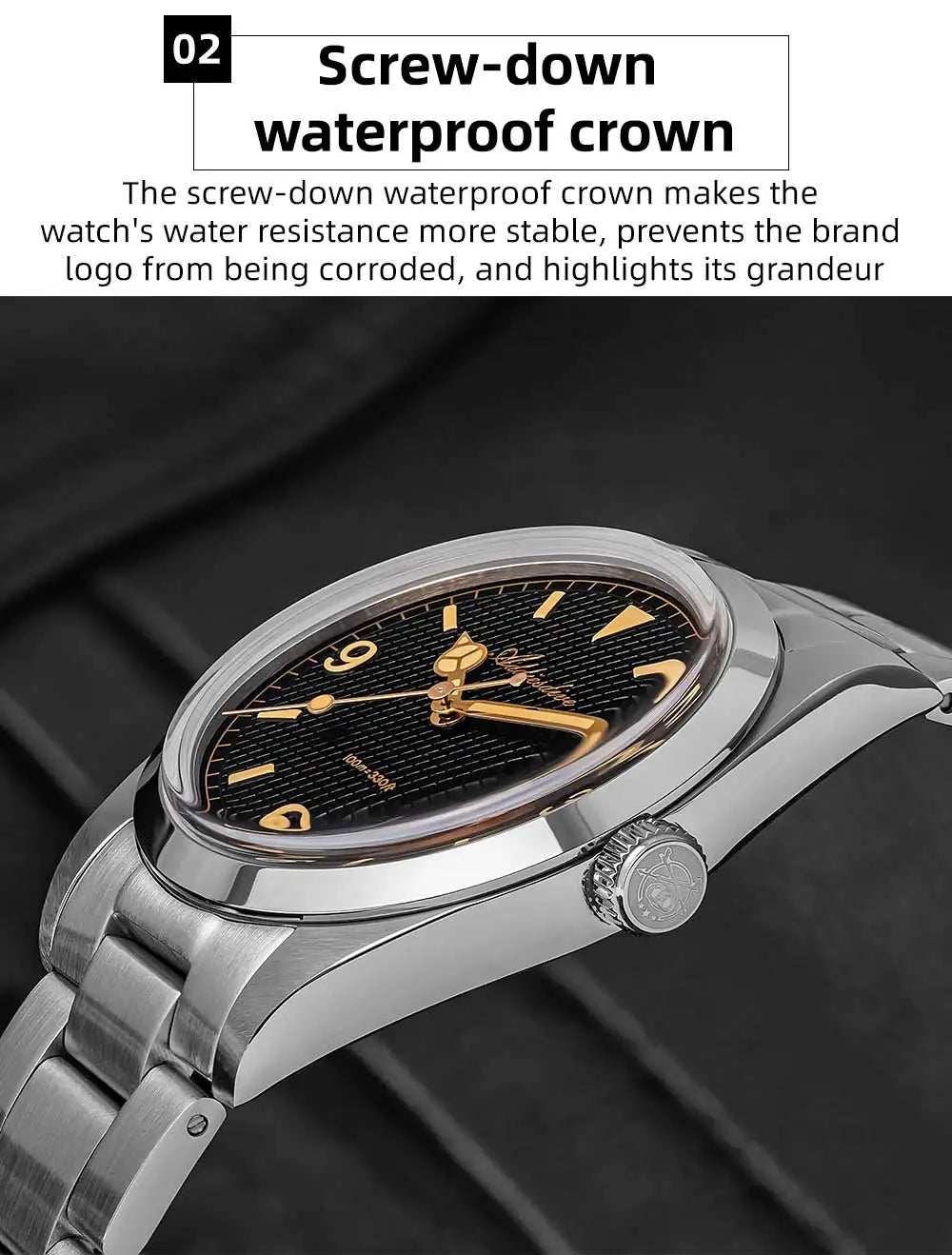 ADDIESDIVE 2025 NEW Watch For Men 316L Stainless Steel 10Bar Diving Luminous AD2096 Luxury Gift Quartz Wristwatch reloj hombre