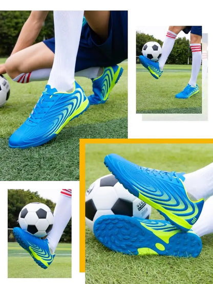 Baasploa Herren-Fußballschuhe – bequeme, leichte Trainingsschuhe für Kunstrasen – professionelle, weiche Herren-Sneaker mit rutschfester Sohle