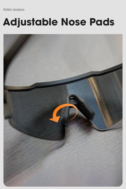 KAPVOE Photochromic Cycling Sunglasses for Men Glasses Fashion Mountain Bicycle Road Speed Cool Goggles Sports MTB Bike Eyewear