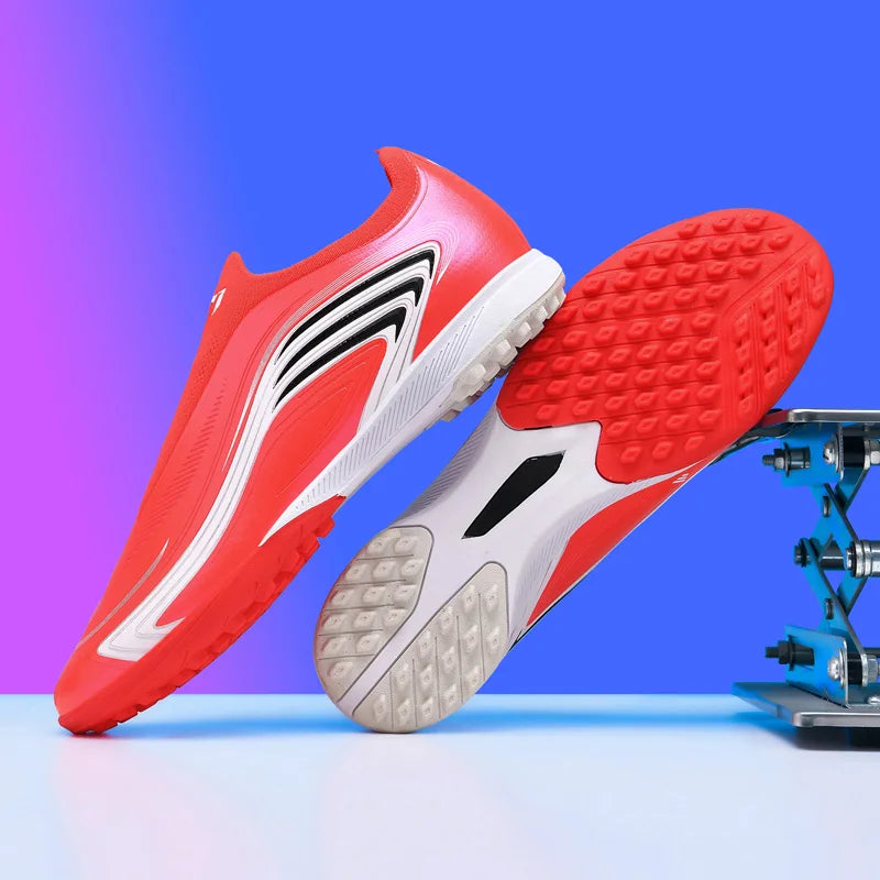 Nouvelles chaussures de football pour hommes TF/FG, chaussures de football professionnelles de haute qualité, chaussures de futsal unisexes pour femmes, vente chaude, crampons ultralégers, baskets.