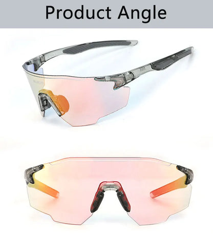 ELICIT New Photochromic Polarized Cycling Glasses Men Women Bike Glasses UV400 Eyewear Sunglasses HikingMTB Road Bicycle Goggles