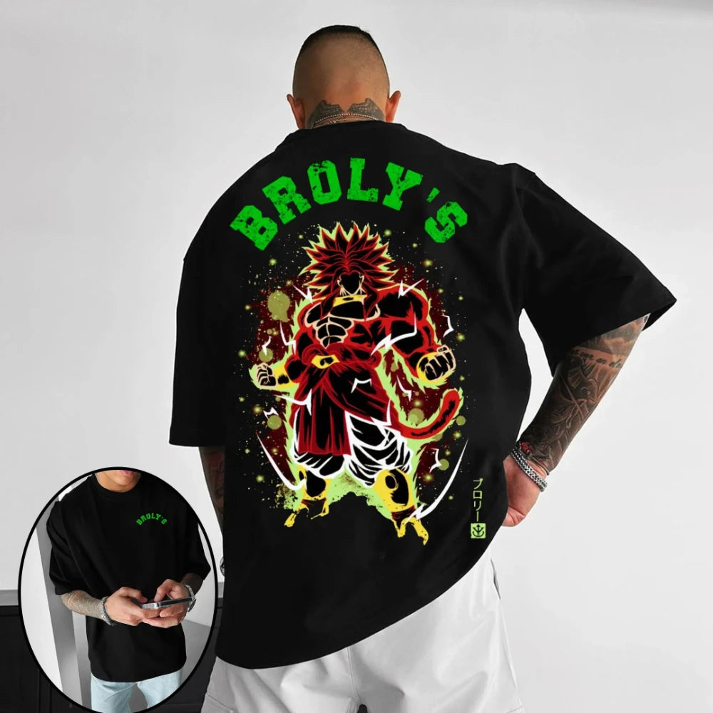 Dragon Ball Men's and Women's T-shirt Cell Anime Brand Design Sense Tee Summer Spring Boy's Short Sleeves Parent-child Outfits