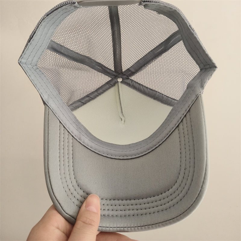 Customized Logo Mesh Baseball Caps Men Women 5 Panel Cheaper Trucker Hats Sports Team Snapback Caps Summer Sun Dad Hat Gorras