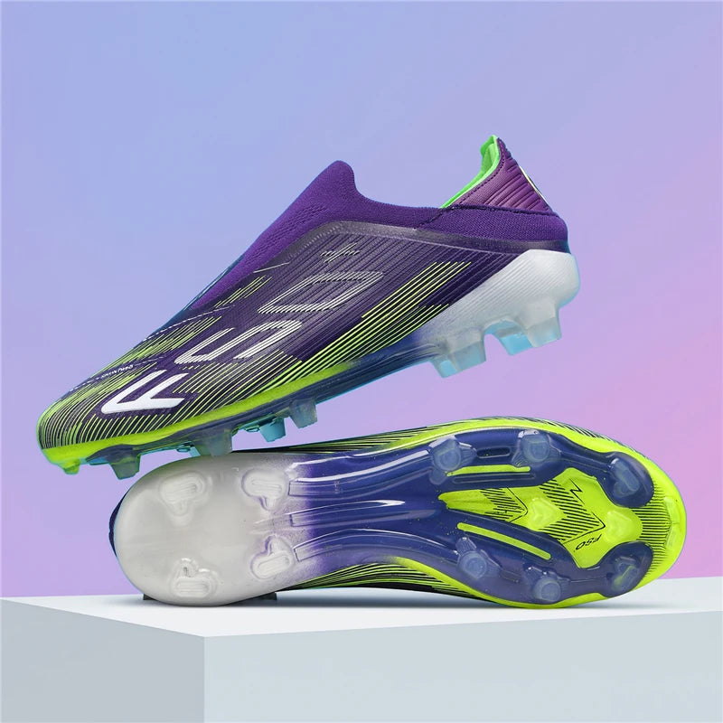 New Men's Football Boots Turf Soccer Shoes Sport Ultralight Comfortable Cleats Futsal Non-Slip FG Grass Indoor Adult Non-Slip