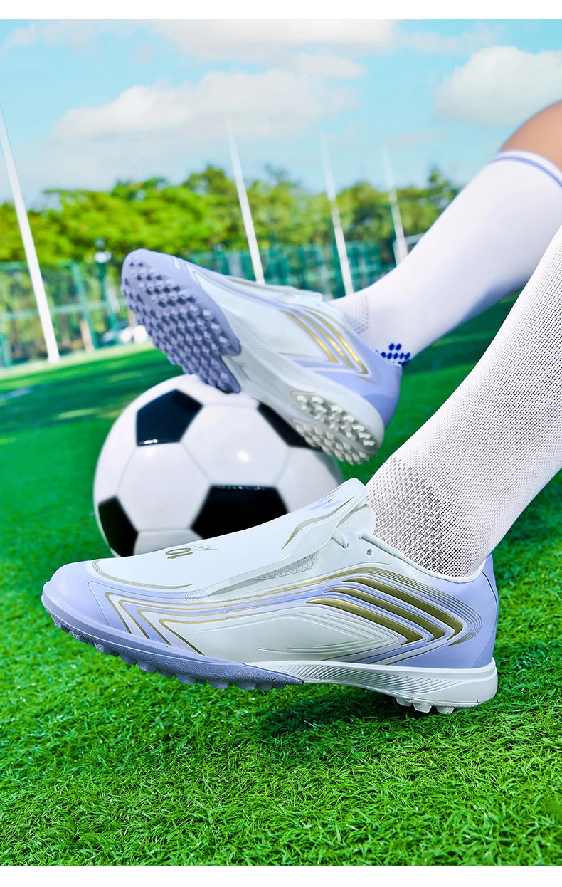 Nouvelles chaussures de football pour hommes, crampons pour femmes, modèle unisexe pour futsal, ultra-légères, TF/FG, chaussures de football professionnelles de haute qualité pour jeunes, baskets.
