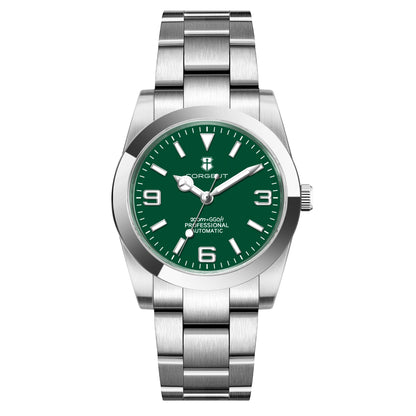 36/39mm Corgeut Luxury NH35 Miyota8215 Automatic Mechanical Wristwatches Numbers Men Watch Sapphire Crystal 10bars Reloj Hombre