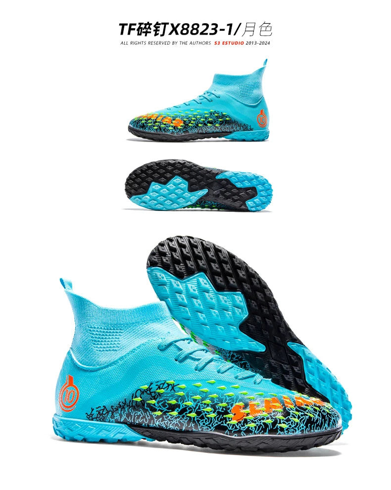 Professionelle fodboldsko til mænd, fodboldstøvler til klubbrug, originale indendørs fodboldsko, støvler til bane, græs og træning, TF/FG-sneakers