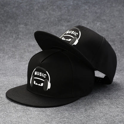 Men's Letter Embroidery All-match Flat Brim Baseball Cap Ladies Summer Hip Hop Hats Outdoor Shade Adjustable Casual Peaked Caps