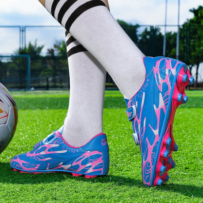 Nouveaux hommes enfants bottes de Football ultralégers garçons chaussures de Football professionnelles crampons antidérapant Match herbe chaussures d'entraînement livraison directe