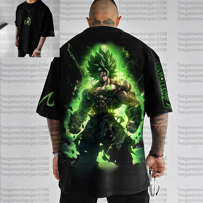 Anime Dragon Ball Son Goku Men Harajuku 2025 Summer T-shirt Oversized Retro Street Women Casual Loose Short Sleeve Unisex Top