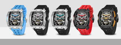PAGANI DESIGN 2026 42MM New Alien Hollow Back Transparent Movement Luxury Men Watch Sapphire Glass Automatic Men Watches For Men