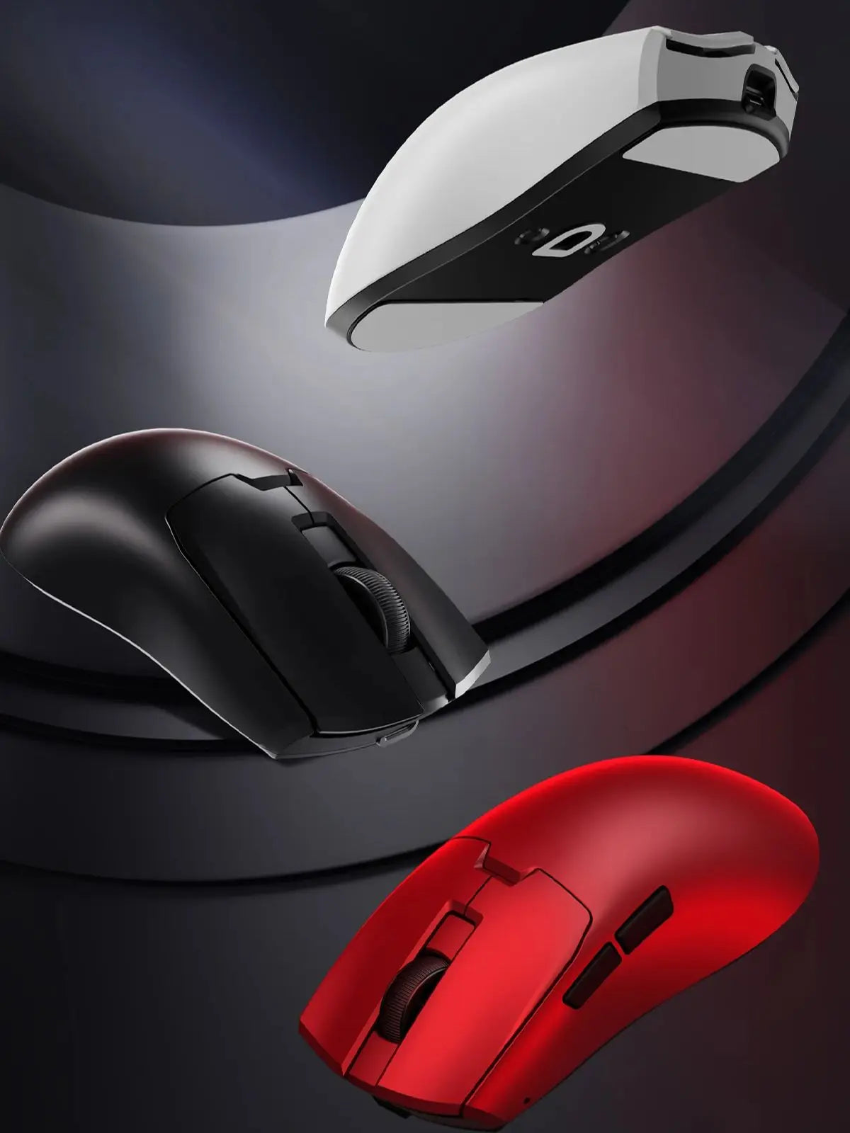 Delux M800mini vezeték nélküli gaming egér, 46g könnyű kivitel, PAW3395/PAW3311, 1KHz lekérdezési frekvencia kis és közepes kezű PC-játékosoknak