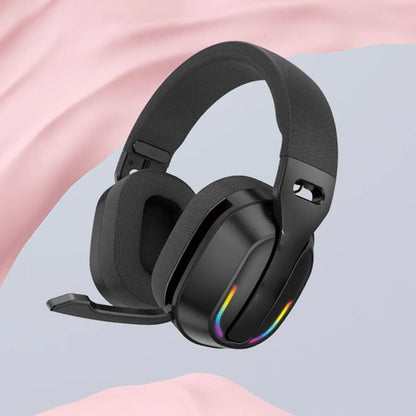Wireless Headset B500 RGB Noise Cancelling Gaming Headphones 60H Playtime BTV5.4 & HD Sound Stereo Music Game Earphone