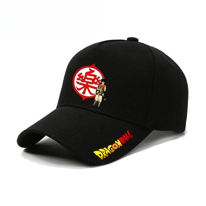 New Dragon Ball Master Roshi Son Goku Hat Creative High-Value Anime Cartoon Letter Print Unisex Casual Versatile Baseball Cap