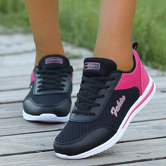 Women’s Sneakers 2025 New Fashion Flat Women’s Shoes Vulcanized Casual Sneakers Women Lace-Up Women’s Sneakers Tenis Feminino