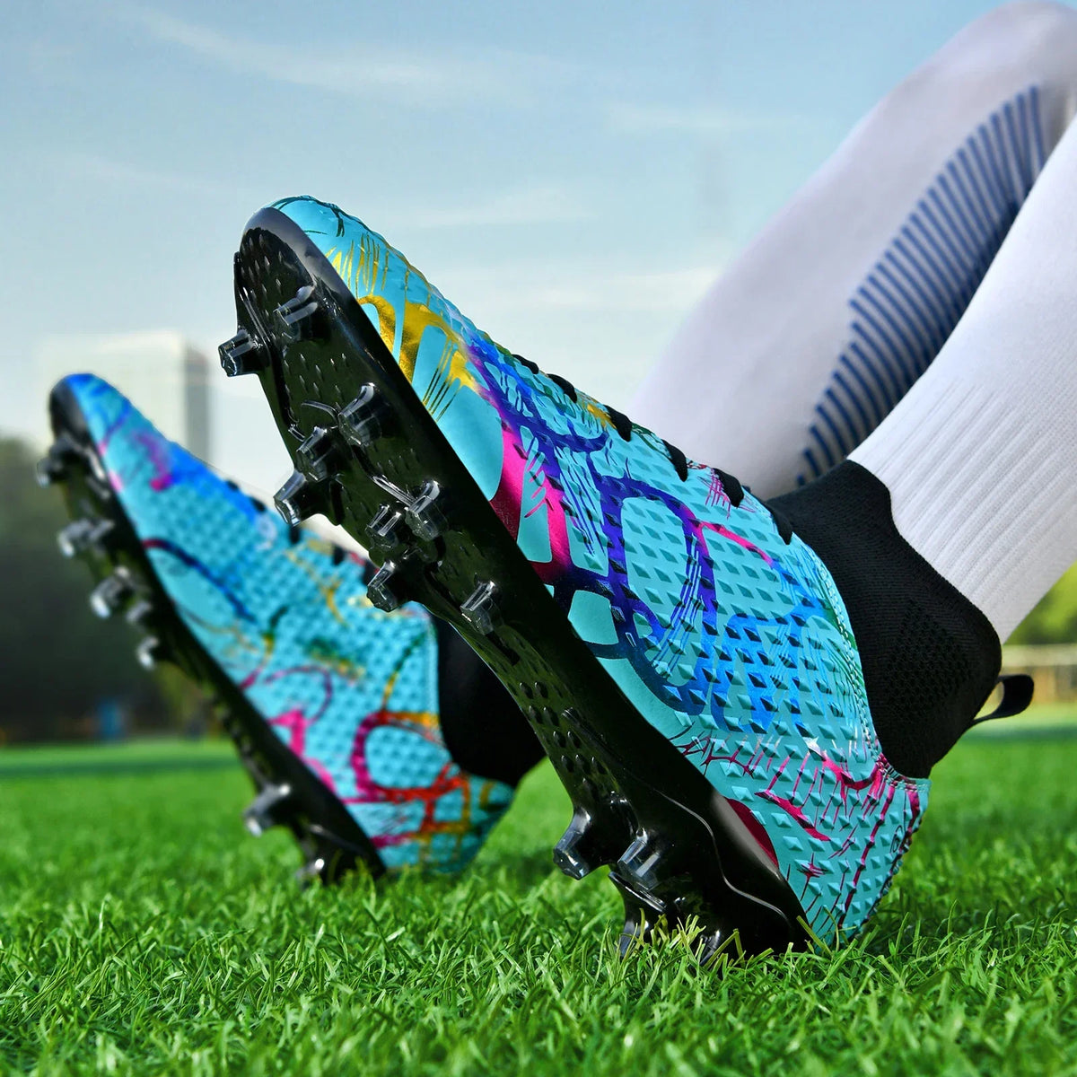 Chaussures de football spéciales pour les nouveaux élèves, chaussures de football d'entraînement pour adolescents, compétitions, tailles 31-46 #   Chaussures de sport d'extérieur montantes pour étudiants