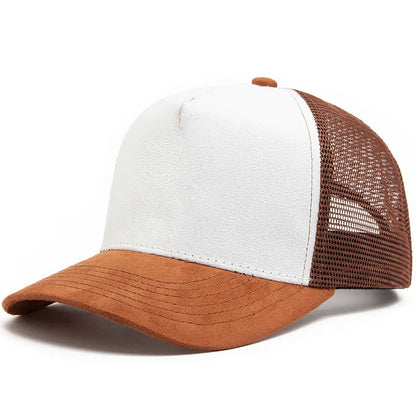 Four Seasons Mesh Baseball Cap Women Men Fashion Casual Breathable Letter Icon Unisex HipHop Trucker Caps Outdoor Sports Dad Hat
