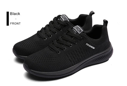 Męskie i damskie dzianinowe trampki – przewiewne buty sportowe do biegania, spacerów i na siłownię