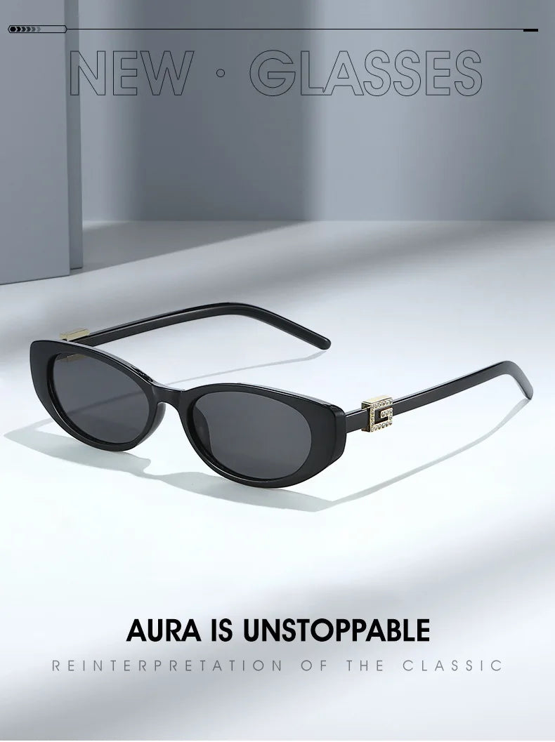 Sexy Cat Eye Sunglasses Women Vintage Small Frame Leopard Sun Glasses Female Black Shades Ladies Fashion Eyewear Oculus De Sol