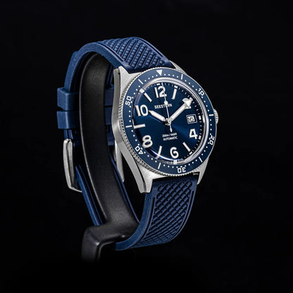SEESTERN Diver Men's Watch Automatic Mechanical Wristwatches NH35 Movement Ceramic Bezel 20Bar Waterproof Sapphire Luminous S434-2