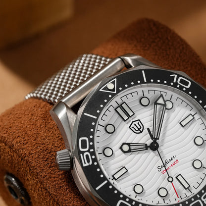 Watchdives WD007Q Diver Watch VH31 Sweep Second Quartz Movement Luminous Domed Sapphire Crystal Watches 42mm Titanium Watches