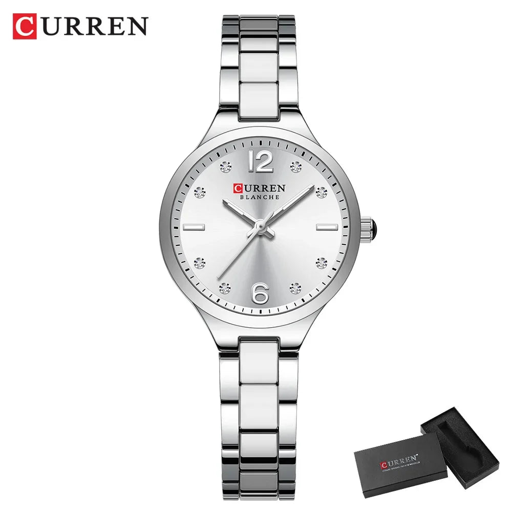 CURREN Luxury Women Bracelet Quartz Watches For Women Magnetic Watch Ladies Sports Dress Wrist Watch Clock Relogio Feminino