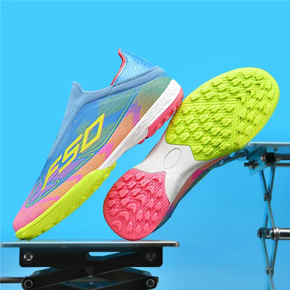 New Men's Soccer Shoes Grass Adult Non-Slip Football Boots Ultralight Sport Indoor Cleats FG Turf Futsal Comfortable