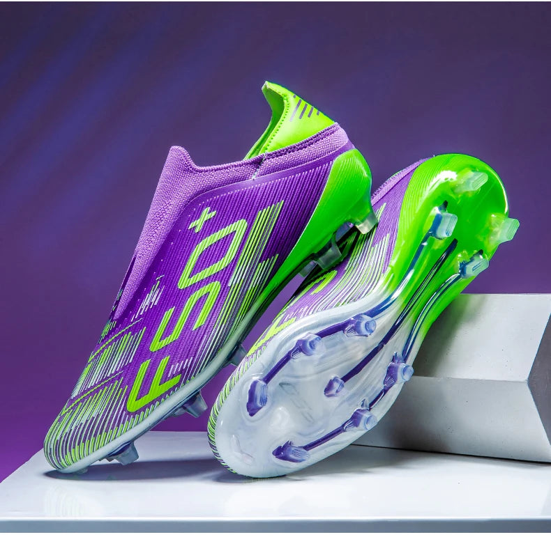 New Men’s Soccer Shoes Grass Football Boots Ultralight Sport Comfortable Indoor Cleats Non-Slip FG Turf Futsal Adult Non-Slip