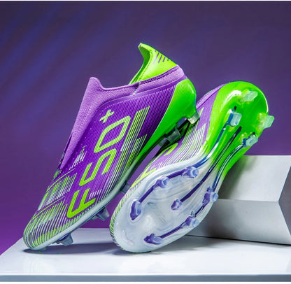 New Men’s Soccer Shoes Grass Football Boots Ultralight Sport Comfortable Indoor Cleats Non-Slip FG Turf Futsal Adult Non-Slip
